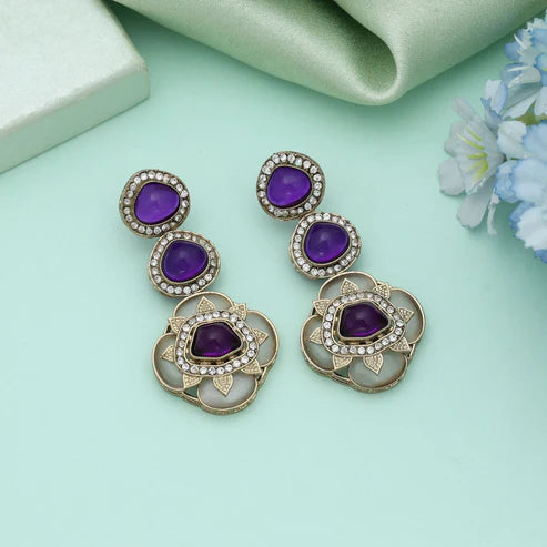 ALL Color Kundan Earrings Bold Traditional Wedding Jewelry Elegant Designer Style
