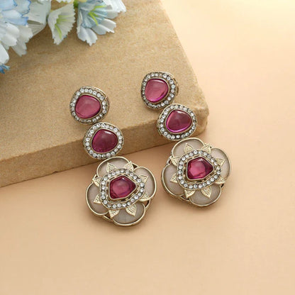 ALL Color Kundan Earrings Bold Traditional Wedding Jewelry Elegant Designer Style