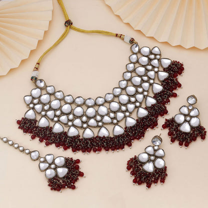 Maharani Ruby Statement Set
