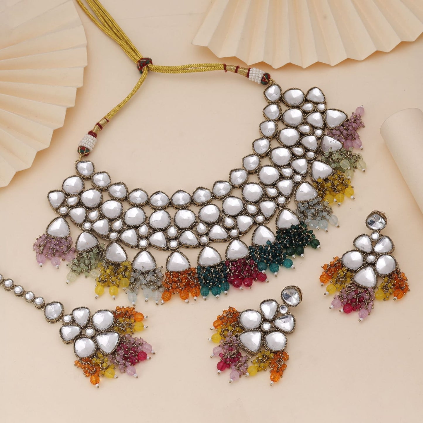 Maharani Ruby Statement Set